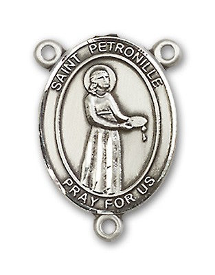St. Petronille Rosary Centerpiece Sterling Silver or Pewter