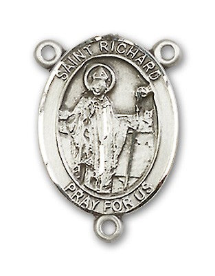 St. Richard Rosary Centerpiece Sterling Silver or Pewter