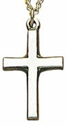 Latin Cross Pendant, Pewter for Women