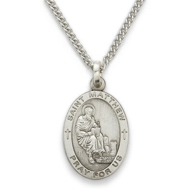 St. Matthew Sterling Silver Medal