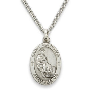St. Matthew Sterling Silver Medal