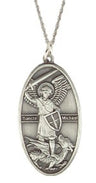 Oval St. Michael Pendant
