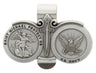 St. Michael U.S. Navy Visor Clip Pewter