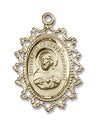Pointed Tip Scapular Medal Necklace