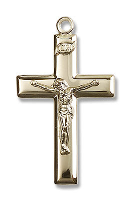 Traditional High Polish Crucifix Pendant