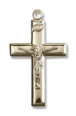 Traditional High Polish Crucifix Pendant