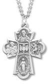 4 Way Pendant Sterling Silver for Men