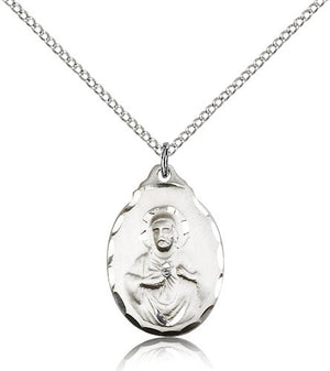 Teardrop Shape Scapular Pendant for Women