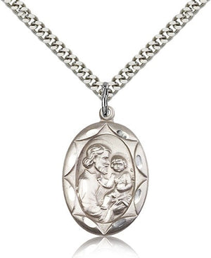 Scalloped Border St. Joseph Medal