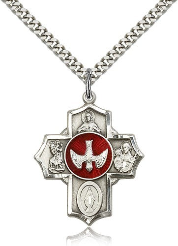 Men's 5-Way Medal with Pointed Tips