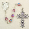 June Birthstone Rosary (Alexandrite) - Rhodium Plated