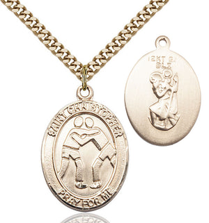 St. Christopher Wrestling Medal