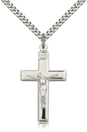 Traditional High Polish Crucifix Pendant