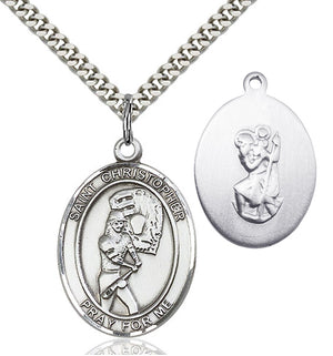 St. Christopher Softball Medal for Girls
