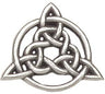 Celtic Trinity Knot Lapel Pin - 1' H