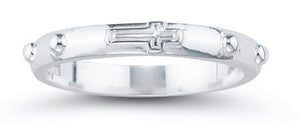 Rosary Ring Sterling Silver for Men