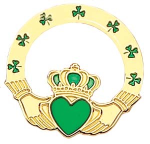 Claddagh Lapel Pin - 1"