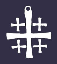 Jerusalem Cross Pendant in Sterling Silver