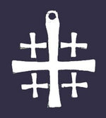 Jerusalem Cross Pendant in Sterling Silver
