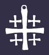 Jerusalem Cross Pendant in Sterling Silver