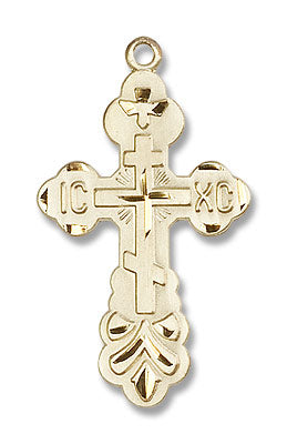 St. Xenia Orthodox Cross Pendant for Men