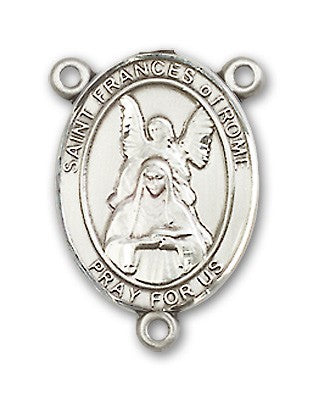 St. Frances of Rome Rosary Centerpiece Sterling Silver or Pewter