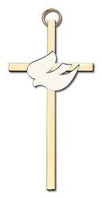 Holy Spirit Wall Cross with White Dove 4'