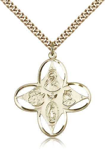 Open Cut Four-Way Medal