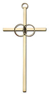 Wedding Rings Cross 6'