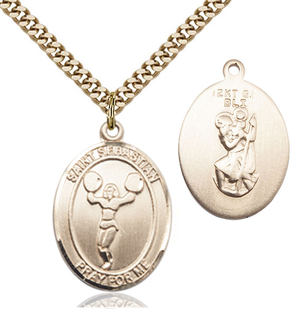 St. Sebastian Cheerleading Medal