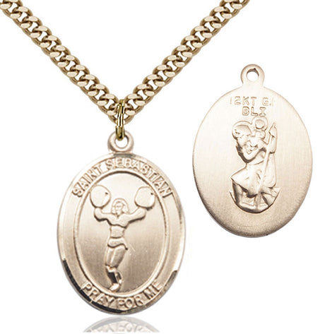 St. Sebastian Cheerleading Medal