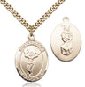 St. Sebastian Cheerleading Medal