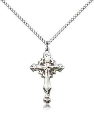 Women's Crown of Thorns Cross Pendant