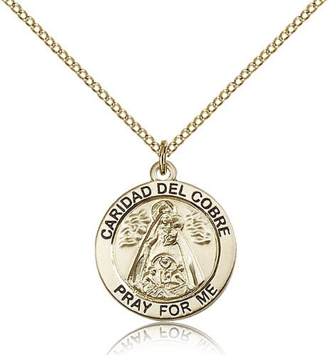 Round Caridad Del Cobre Pendant