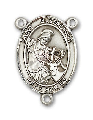 St. Eustachius Rosary Centerpiece Sterling Silver or Pewter