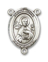 St. John the Apostle Rosary Centerpiece Sterling Silver or Pewter
