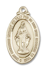 Men's Smaller Miraculous Medal Necklace
