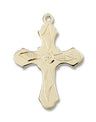 Women's Glass Center Cross Necklace