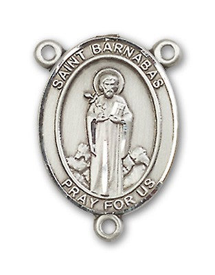 St. Barnabas Rosary Centerpiece Sterling Silver or Pewter