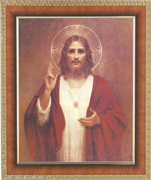 Sacred Heart of Jesus 8x10 Framed Print Under Glass