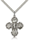 5-Way Pendant with Scalloped Edges