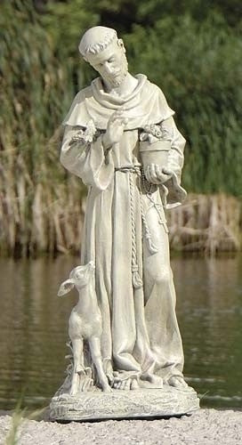 St. Francis Outdoor Garden Statue 18"