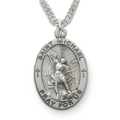 St. Michael Sterling Silver Medal