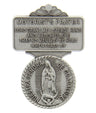 Our Lady of Guadalupe Visor Clip, Pewter - 2 1/4'H