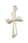 Curved Cross Pendant for Women