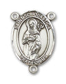 St. Scholastica Rosary Centerpiece Sterling Silver or Pewter