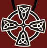 Celtic Trinity Cross Pendant - 1 1/4'H