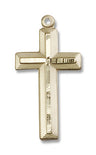 Matte Satin Finish Cross Women's Cross Necklace