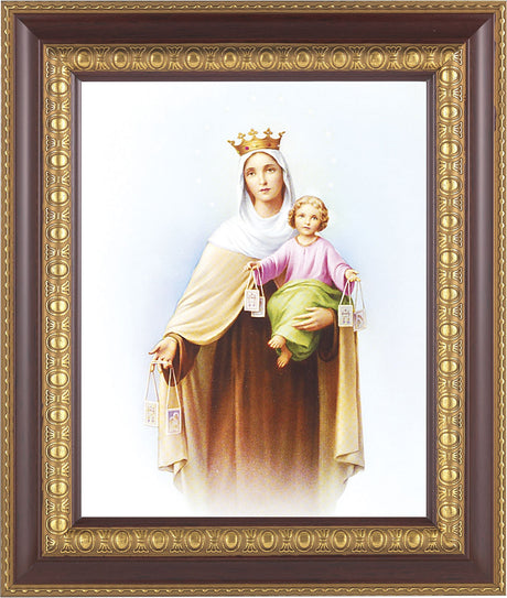 Our Lady of Mt. Carmel 8x10 Framed Print Under Glass
