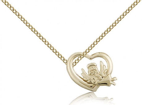 Guardian Angel and Heart Medal